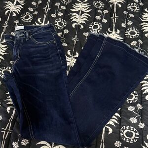 KanCan Deep Indigo Flare Jeans